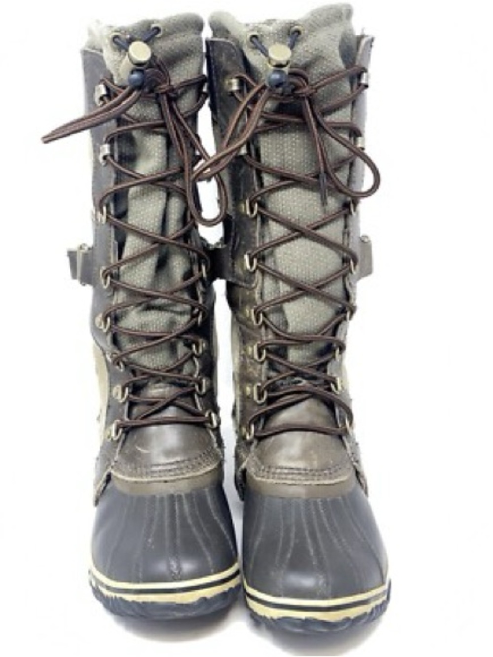 Sorel Conquest Carly Tall Winter Snow Boots Womens Sz 6 M Waterproof Brown